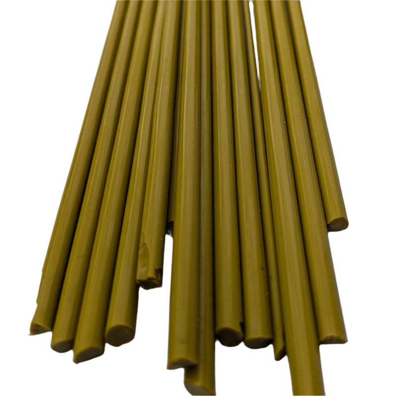 Senape Mustard Opaque Vetrofond Rod 460