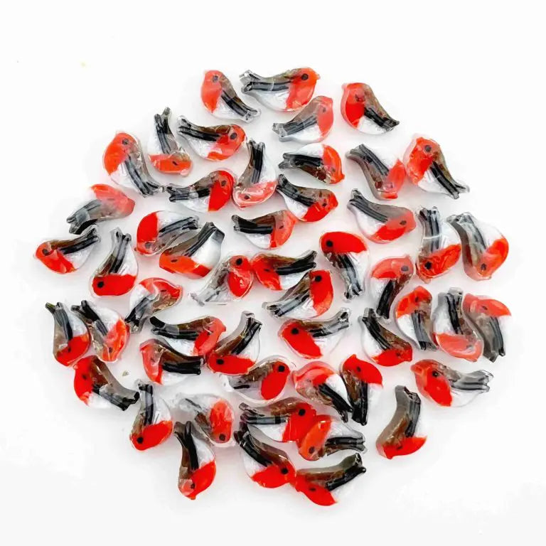 Robin - Birds Millefiori Murrine COE090