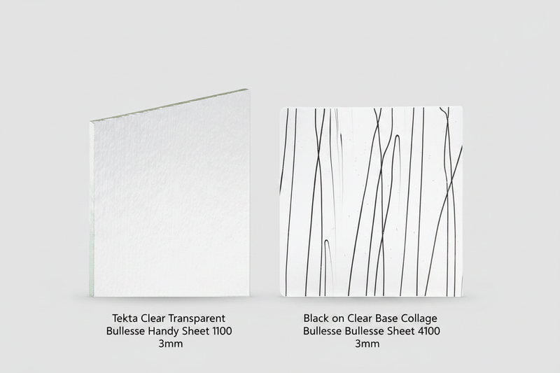 Tekta Clear & Black on Clear Collage Bullseye Sheets
