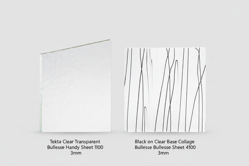 Tekta Clear & Black on Clear Collage Bullseye Sheets
