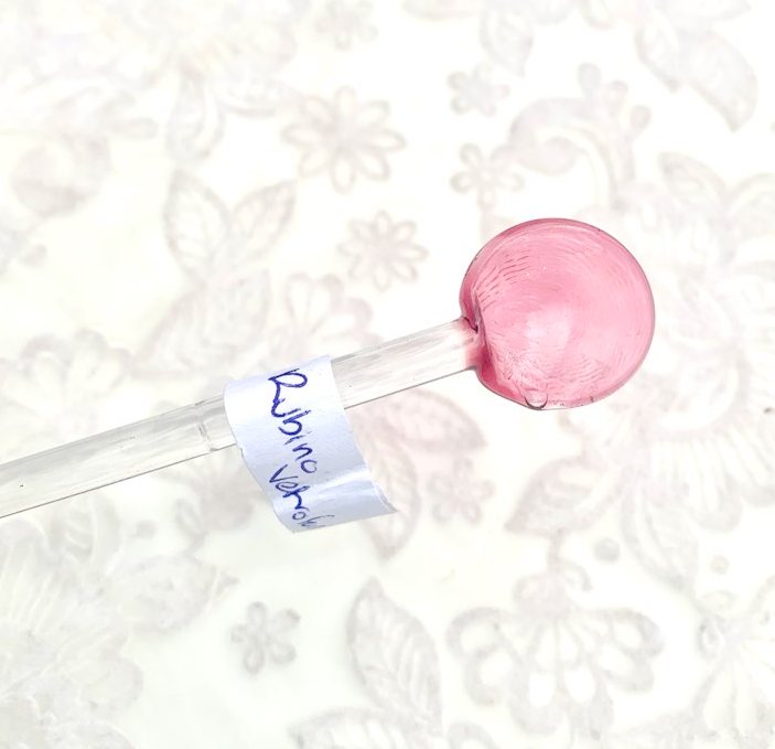 Rubino Oro Vetrofond Transparent Vetrofond Rod 456