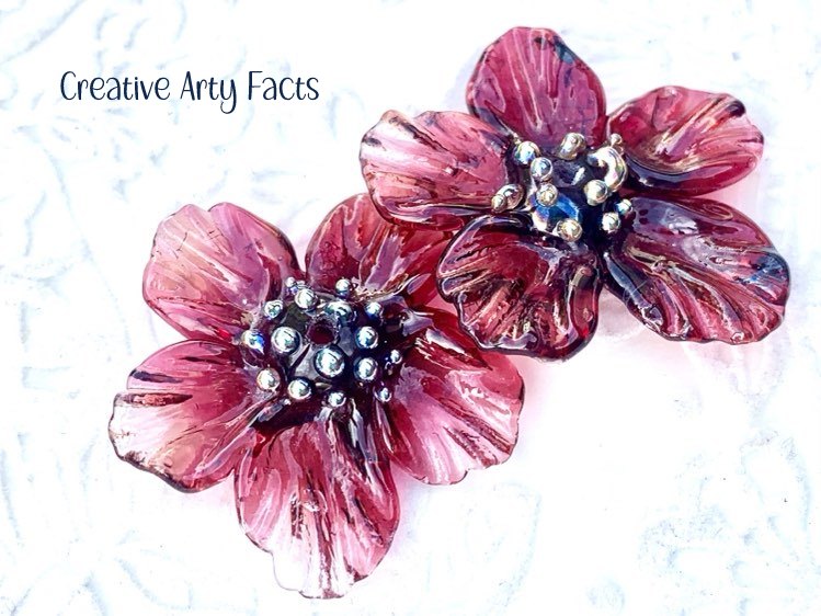 Rubino Oro Vetrofond Transparent Vetrofond Rod 456