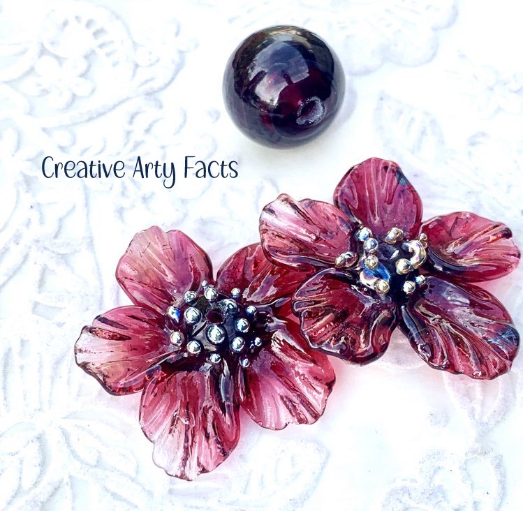 Rubino Oro Vetrofond Transparent Vetrofond Rod 456