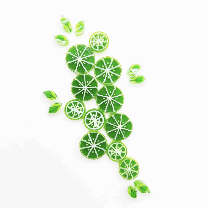 Lime Slice XL Millefiori Murrine COE096