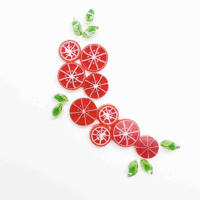 Orange Slice XL Millefiori Murrine COE096