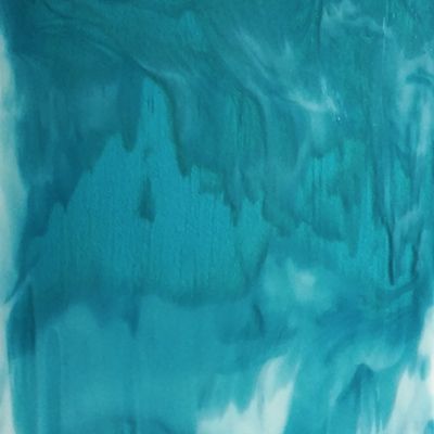 Blue Skies Turquoise, White Opaque Youghiogheny Sheet Y966616M