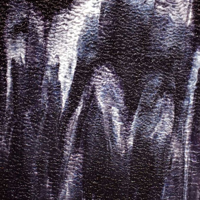 Deep Purple Cathedral, White Streaks Granite Youghiogheny Sheet Y963001M