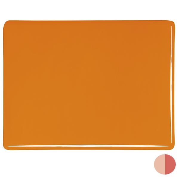 Tangerine Orange Striker Opaque Bullseye Sheet 025 3MM