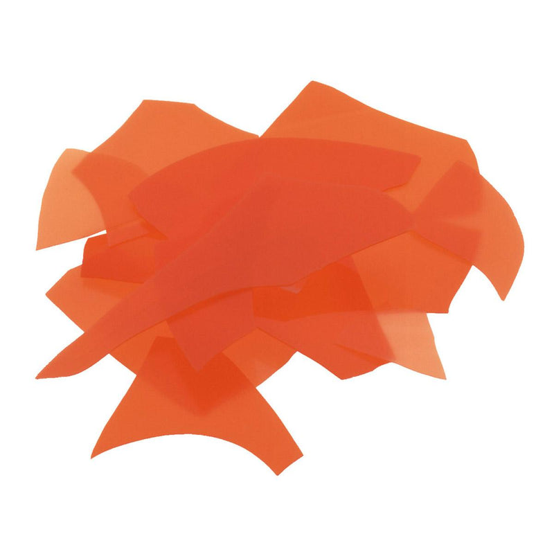 Orange Opal Bullseye Confetti