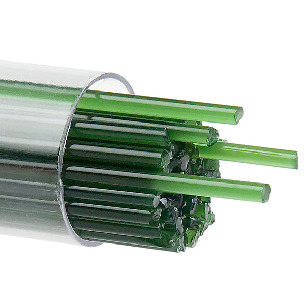 Dark Forest Green Opaque Bullseye Stringer 141