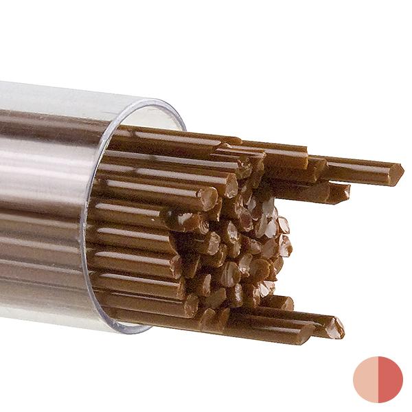 Woodland Brown Opaque Bullseye Stringer 203