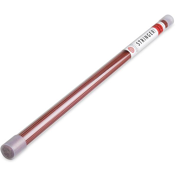 Deep Red Opaque Bullseye Stringer 224
