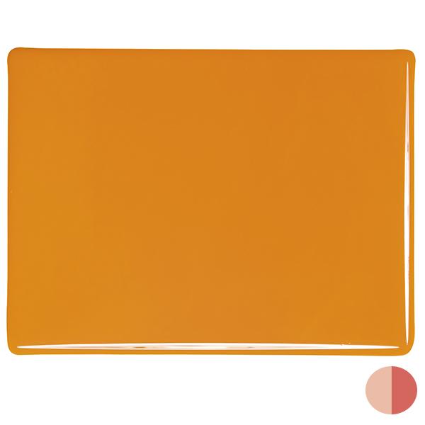 Pumpkin Orange Striker Opaque Bullseye Half Sheet 321