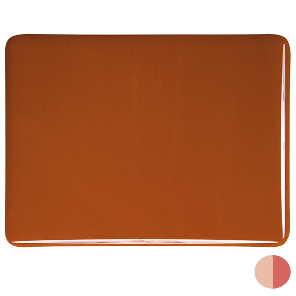 Burnt Orange Striker Opaque Bullseye Sheet 329 3MM