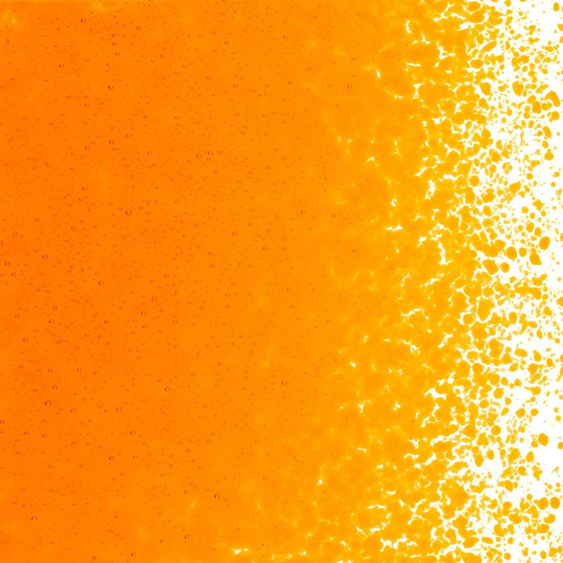 Light Orange Striker Transparent Bullseye Frit 1025