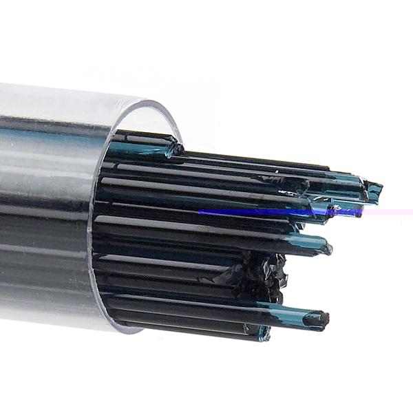 Aquamarine Blue Transparent Bullseye Stringer 1108