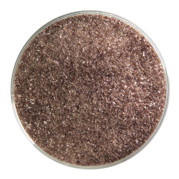 Dark Rose Brown Transparent Bullseye Fine Frit 1109