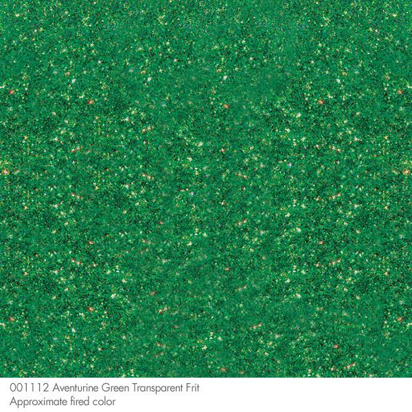 Aventurine Green Transparent Bullseye Fine Frit 1112