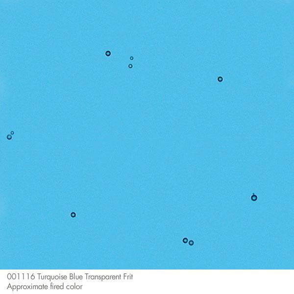 Turquoise Blue Transparent Bullseye Fine Frit 1116