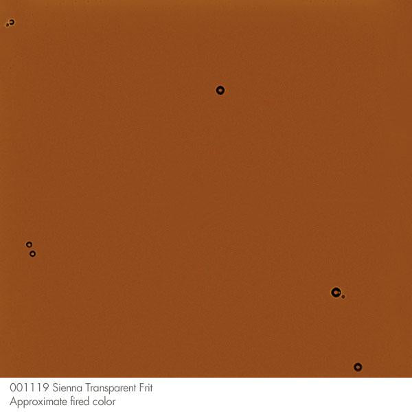 Sienna Striker Transparent Bullseye Frit 1119