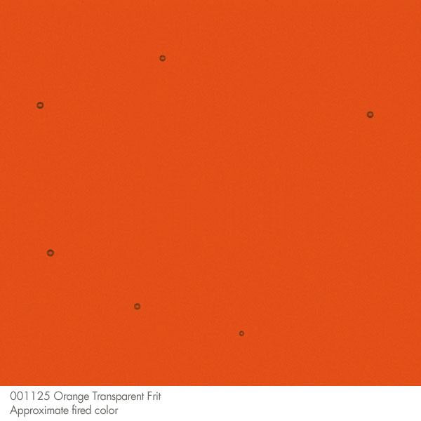 Orange Striker Transparent Bullseye Fine Frit 1125