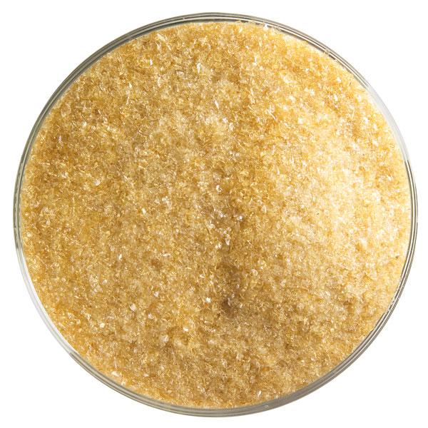 Medium Amber Transparent Bullseye Fine Frit 1137