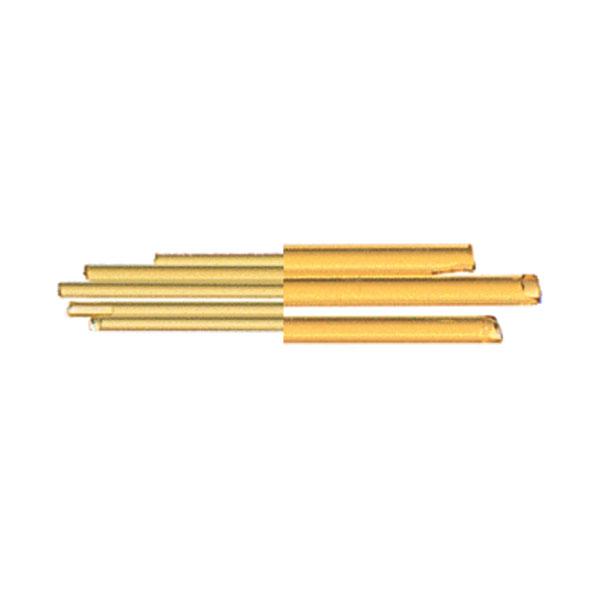 Medium Amber Transparent Bullseye Stringer 1137