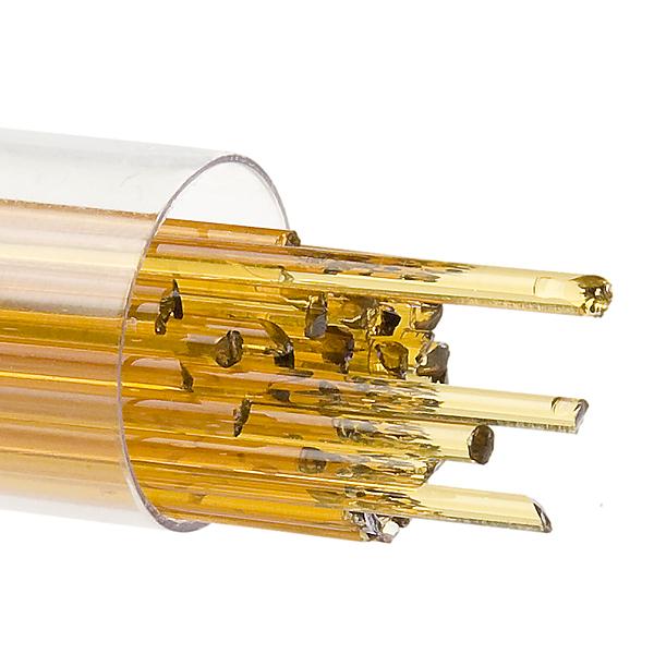 Medium Amber Transparent Bullseye Stringer 1137