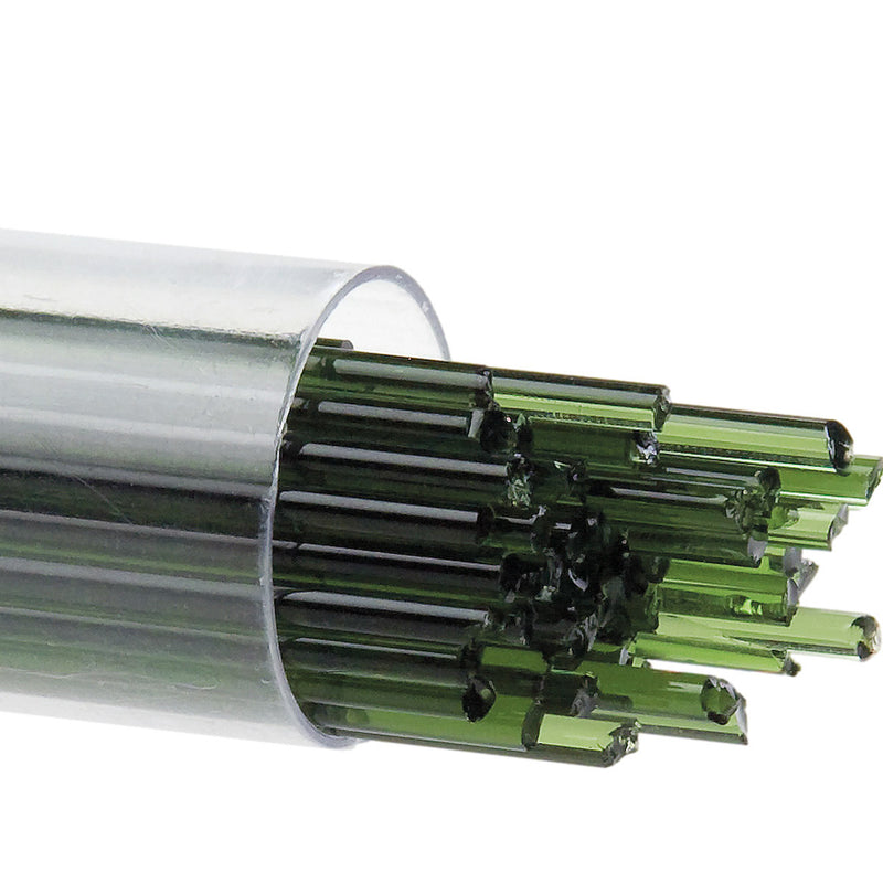 Olive Green Transparent Bullseye Stringer 1141