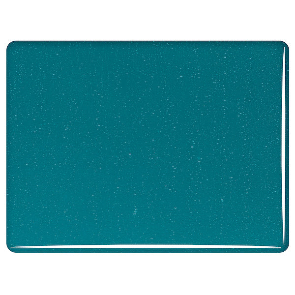 Peacock Blue Transparent Bullseye Sheet 1176 3MM