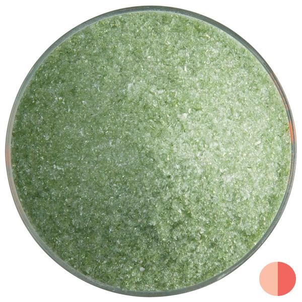 Fern Green Striker Transparent Bullseye Fine Frit 1207