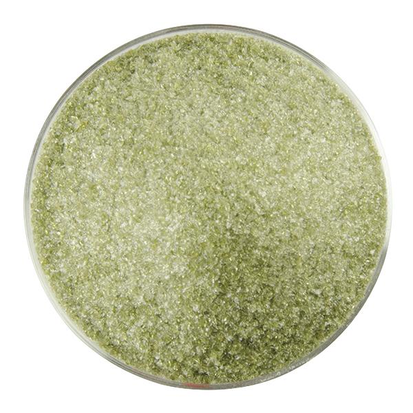 Lily Pad Green Transparent Bullseye Frit 1226