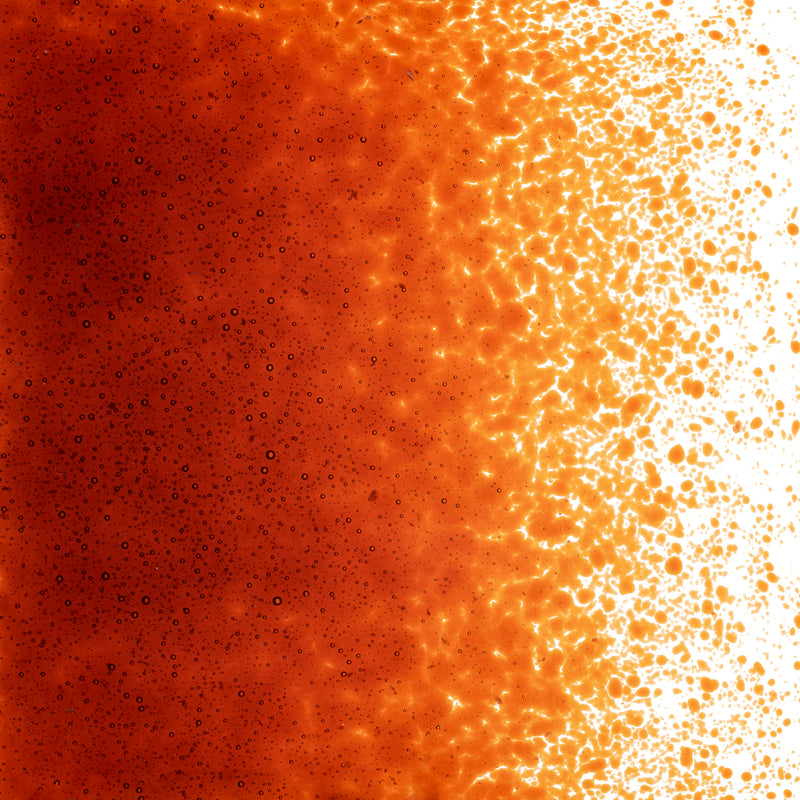 Carnelian Striker Transparent Bullseye Fine Frit 1321