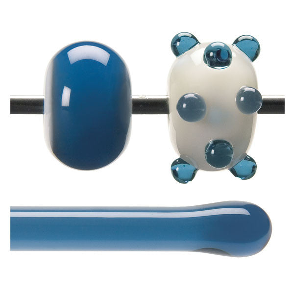 1406 Steel Blue Transparent Rod - chockadoo