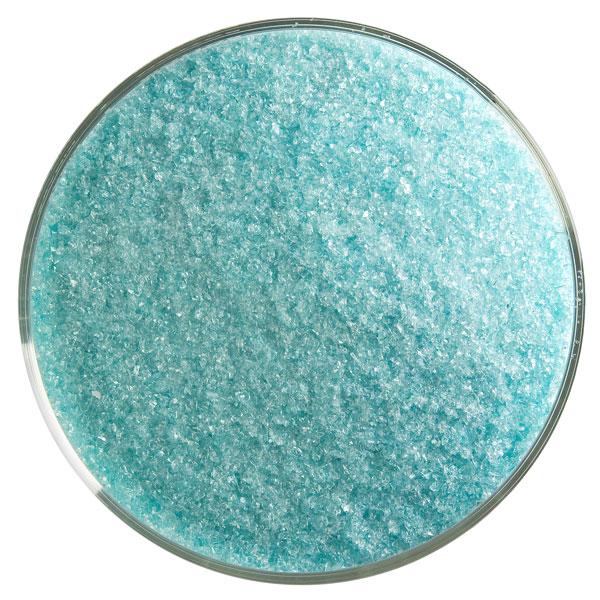 Light Aquamarine Blue Transparent Bullseye Frit 1408