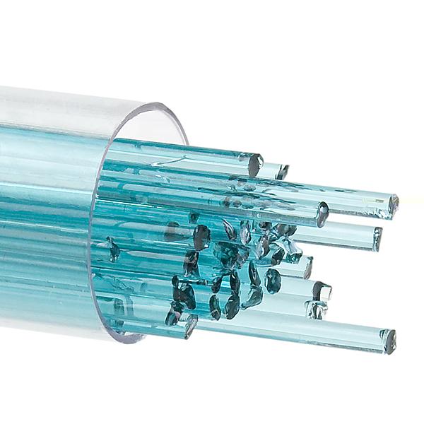 Light Aquamarine Blue Transparent Bullseye Stringer 1408