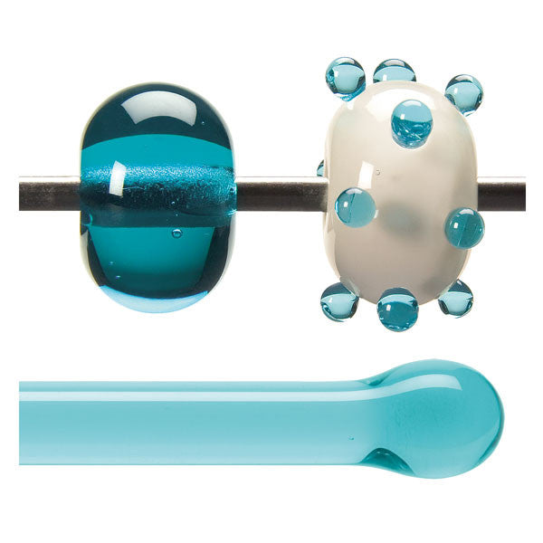 1408 Light Aquamarine Blue Rod - chockadoo