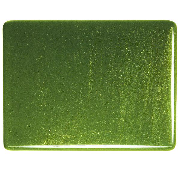 Light Aventurine Green Transparent Bullseye Sheet 1412 3MM