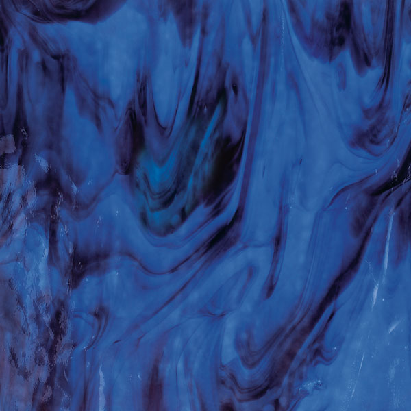 Blue Opal, Plum Streaky Bullseye Sheet 2105 3MM