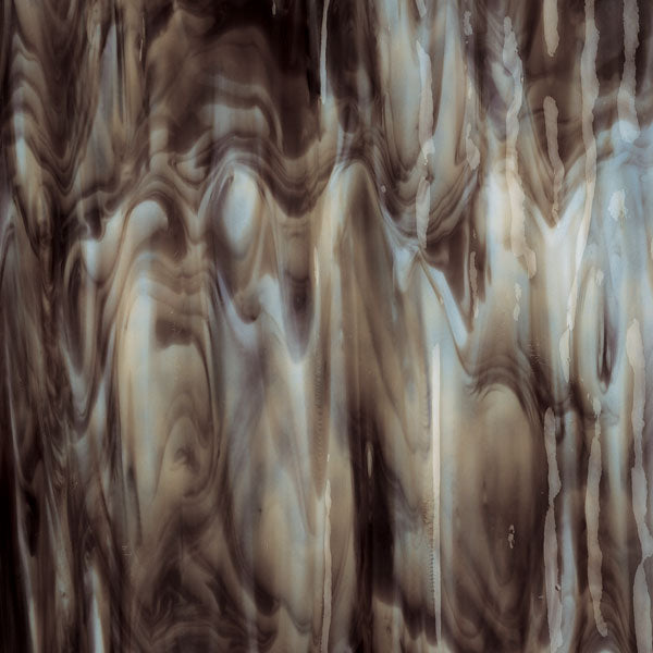 White, Dark Brown Streaky Bullseye Sheet 2109 3MM