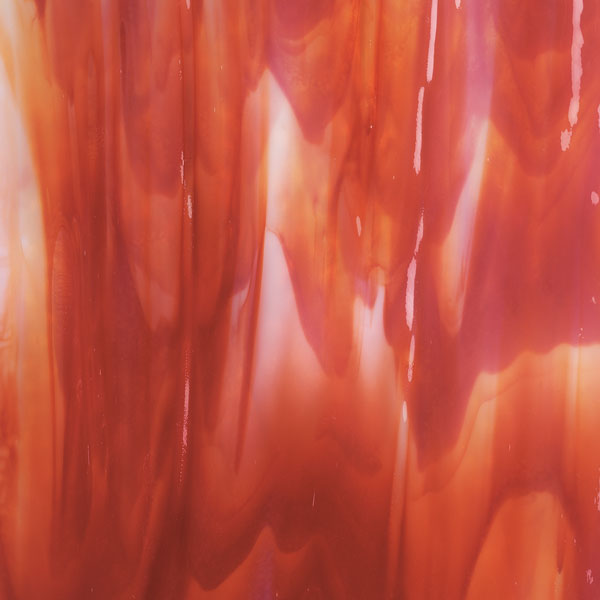 White, Red Streaky Bullseye Sheet 2124 3MM