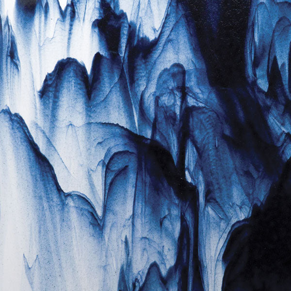 Clear, Blue Aventurine Streaky Bullseye Sheet 2140 3MM