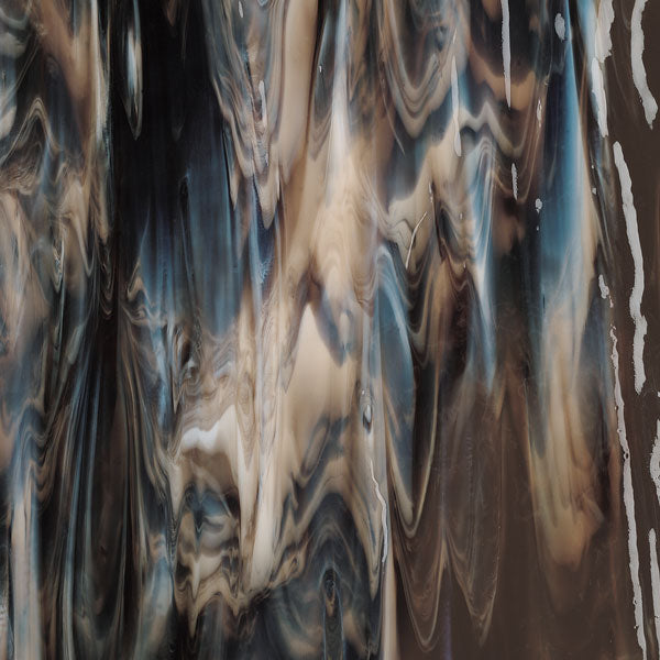 Dark Brown, White Streaky Bullseye Sheet 2209 3MM