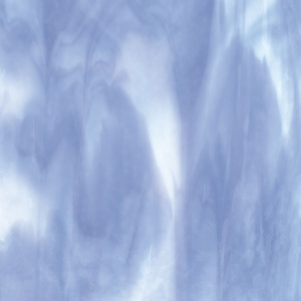White Opal, Lavender Blue Streaky Bullseye Sheet 2304 3MM