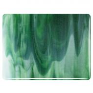 White, Aventurine Green Streaky Bullseye Sheet 2312 3MM