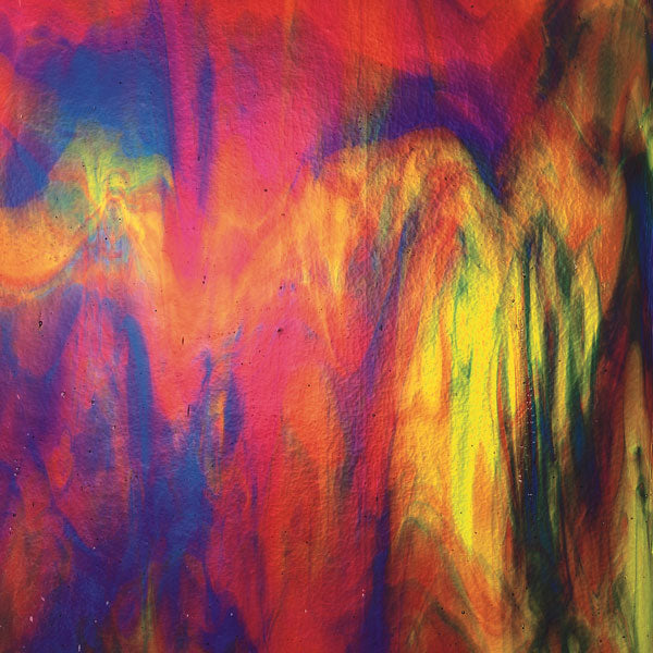 Cranberry, Royal Blue, Spring Green Streaky Bullseye Sheet 3126 3MM