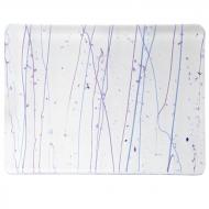 Neo-Lavender and Purple Frit, Cobalt Blue and Purple Streamers Clear Base Collage 4242