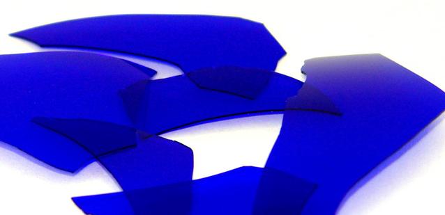 Dark Blue Transparent Reichenbach 096 Frit RW041