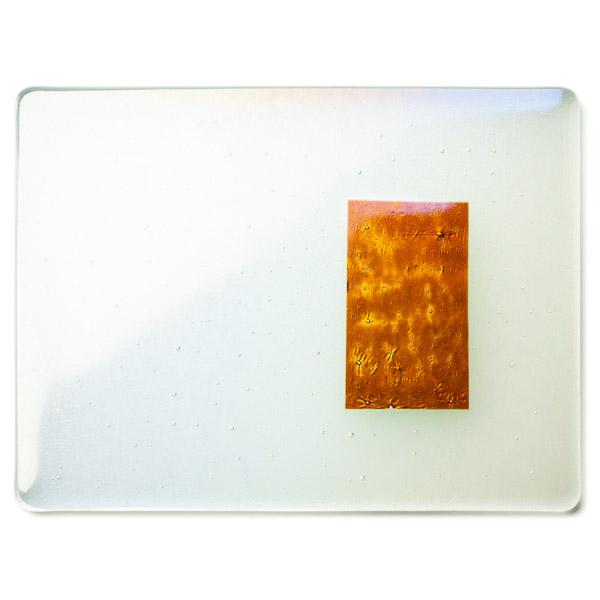 Clear, Silver to Bronze Transparent Bullseye Sheet 1016 3mm Full Sheet