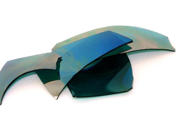 Metallic Aqua Blue Transparent Reichenbach 096 Frit RW713
